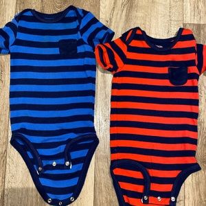 Baby boy and girl onesies bundle